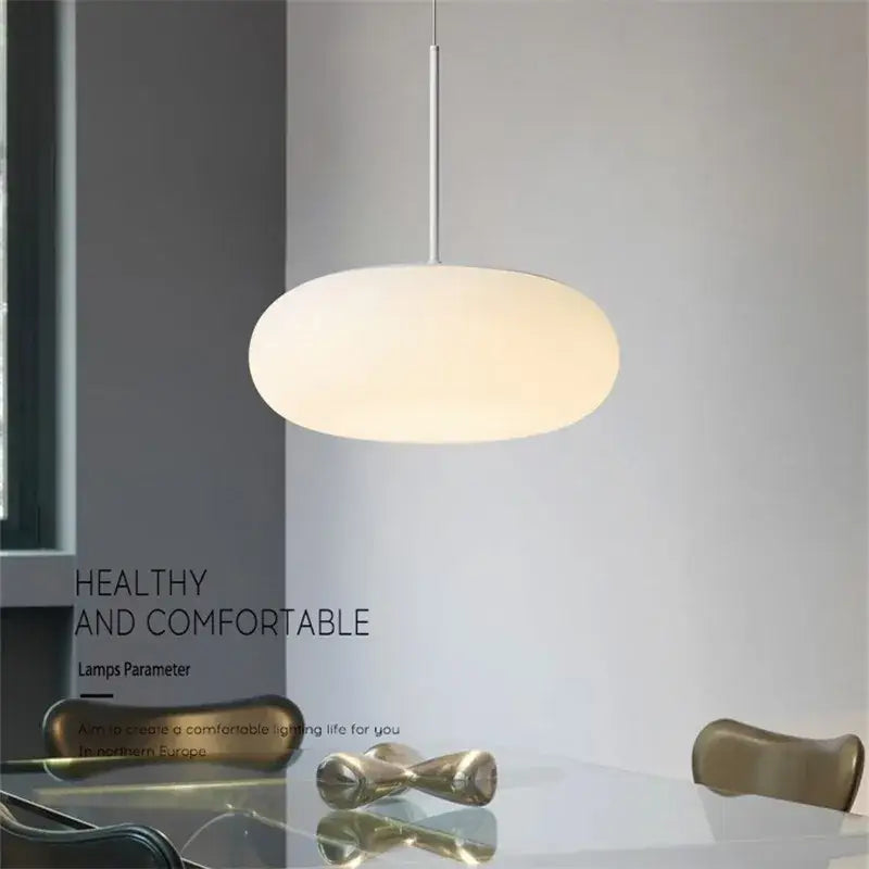 White Glass Pendant Lamp