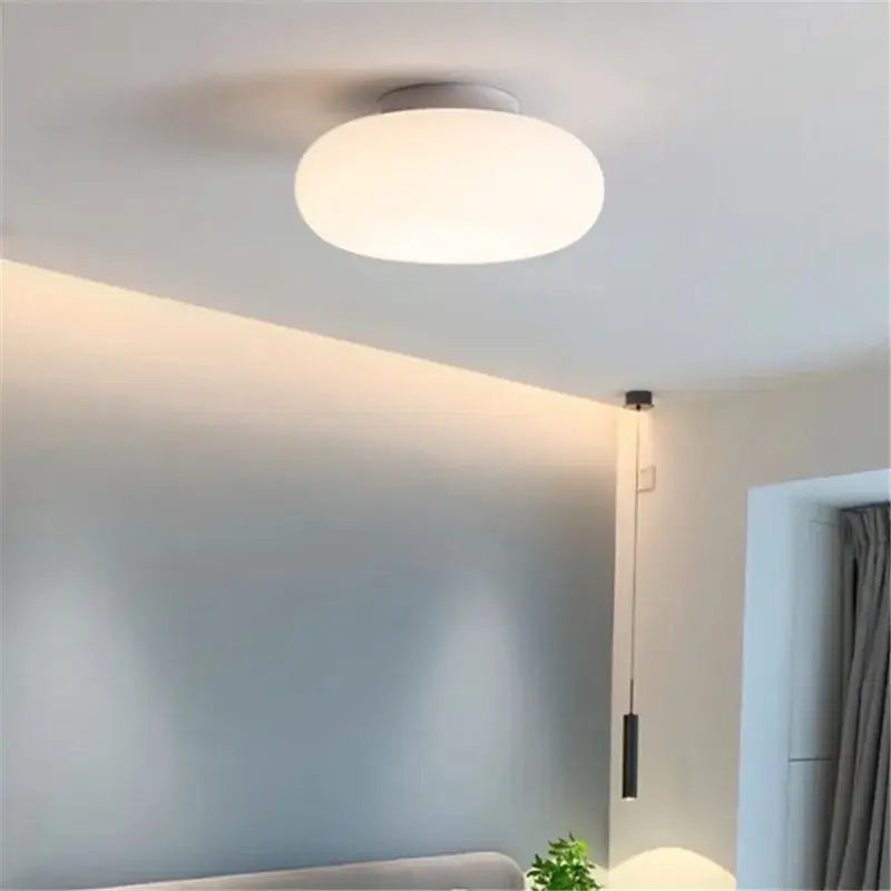 White Glass Pendant Lamp