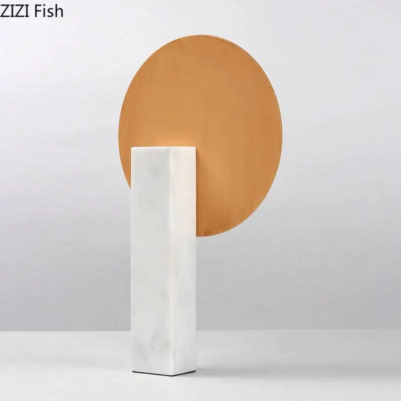 White Marble Desk Sculpture
