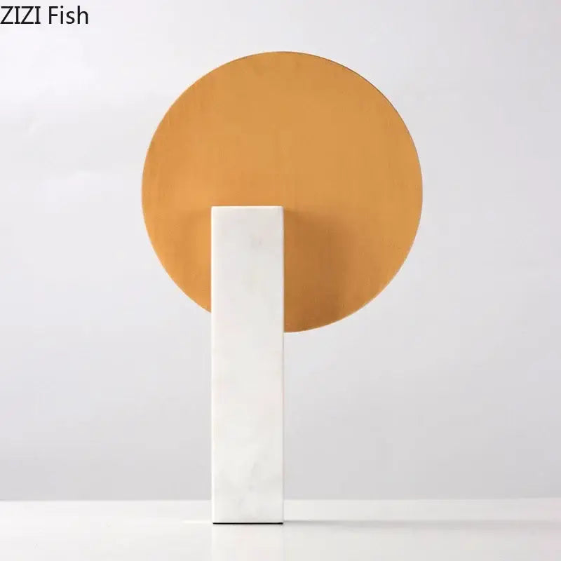 White Marble Desk Sculpture