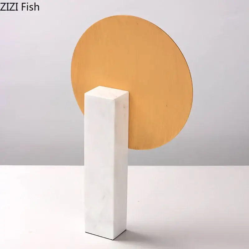 White Marble Desk Sculpture