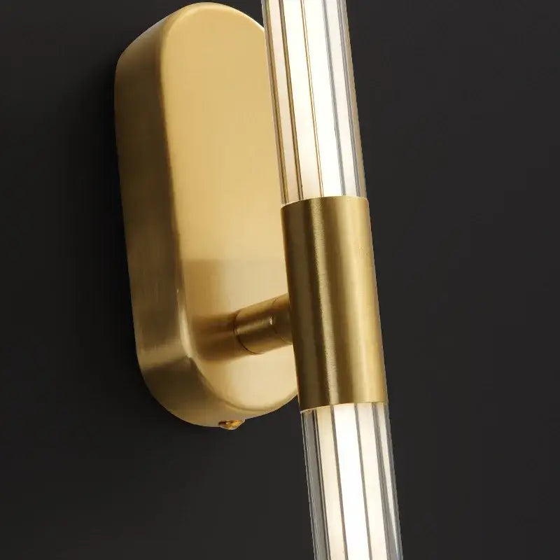 Gold Black LED Wall Light