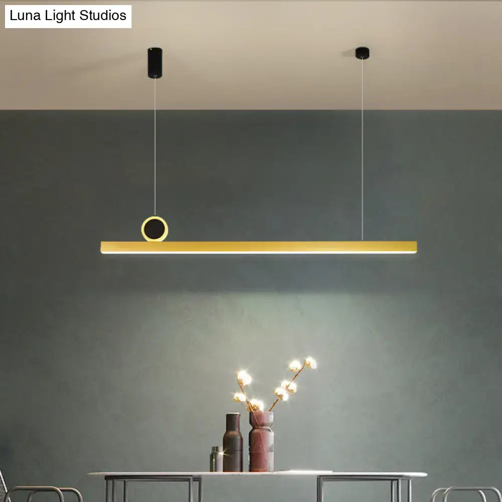 Gold Black Pendant Light