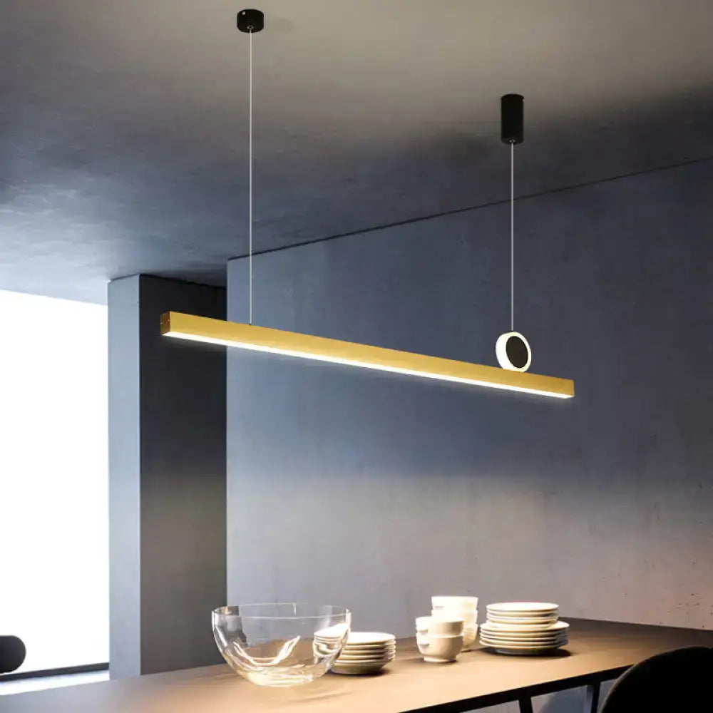 Gold Black Pendant Light