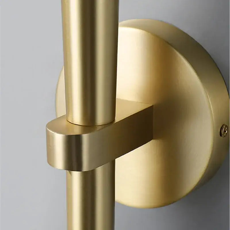 Gold Crystal Bedroom Wall Sconce