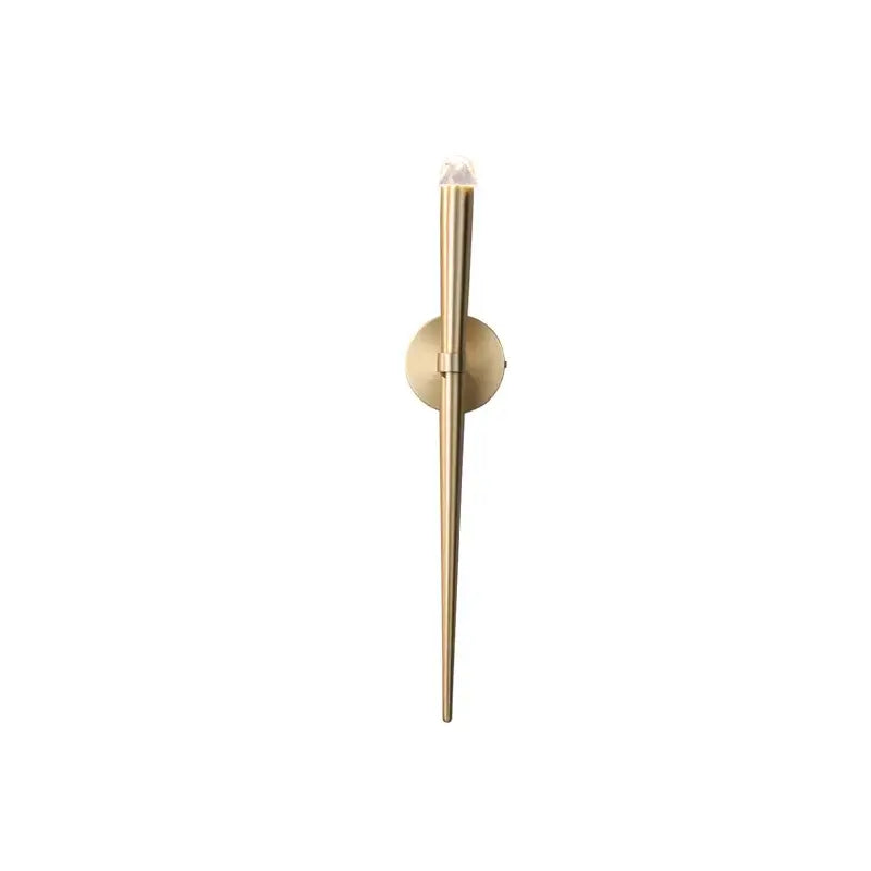Gold Crystal Bedroom Wall Sconce