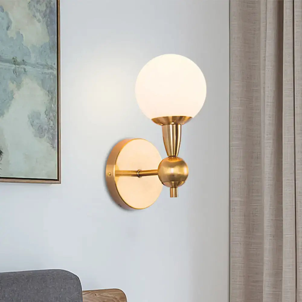 Gold Hand Blown Sconce