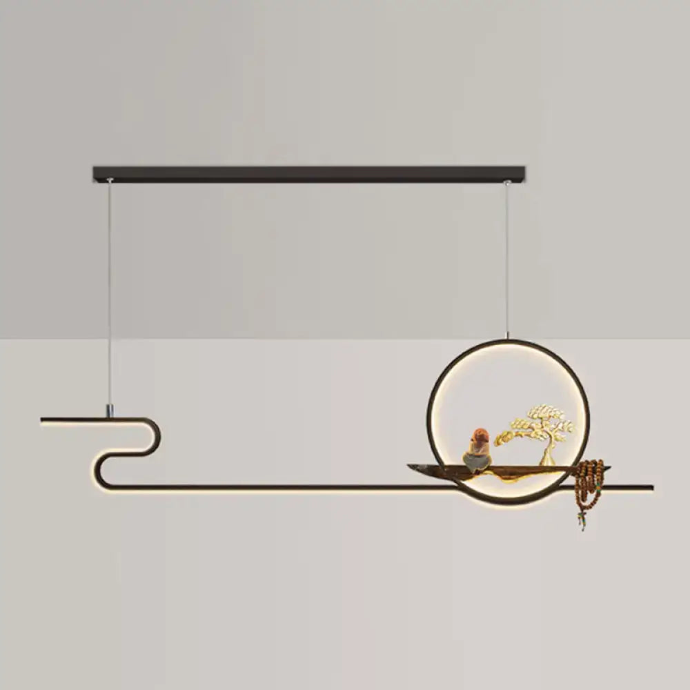 Gold Linear Ceiling Light