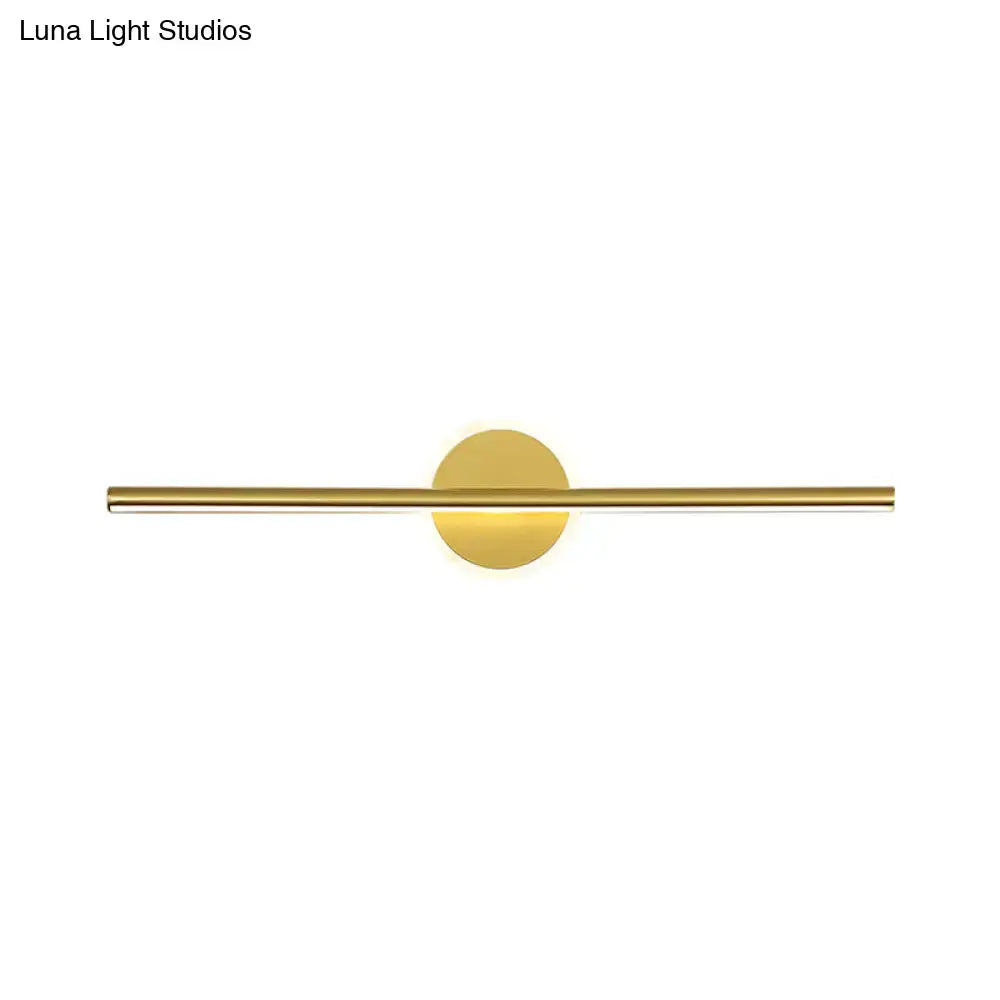 Gold Linear 31-Inch Wall Sconce