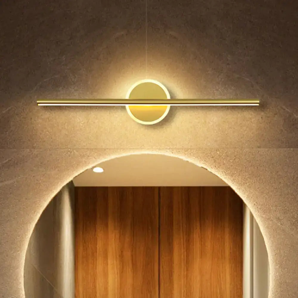 Gold Linear 31-Inch Wall Sconce