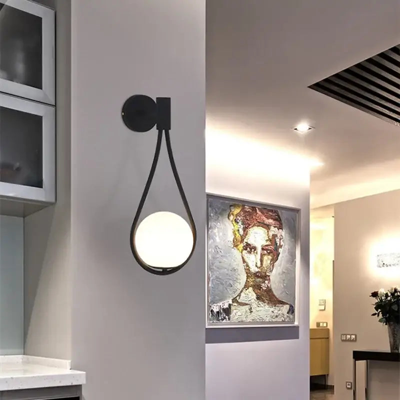 Gold Marble Wall Lamp 1 or 2 Piece Set