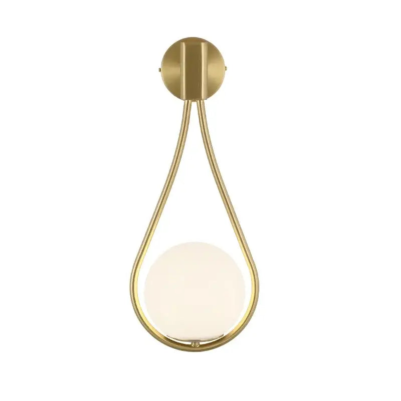 Gold Marble Wall Lamp 1 or 2 Piece Set