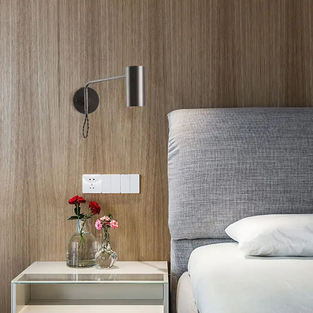 Gold Metal Bedside Spotlight