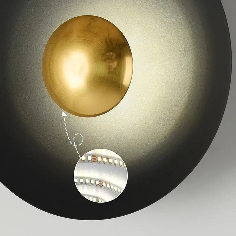 Golden Macaron Wall Lamp