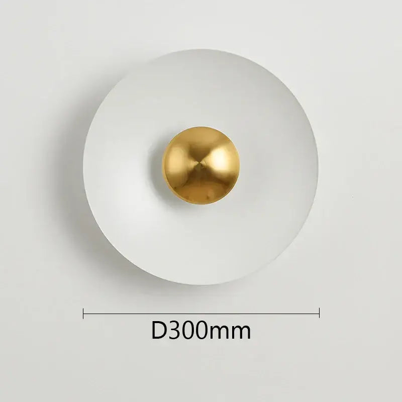 Golden Macaron Wall Lamp