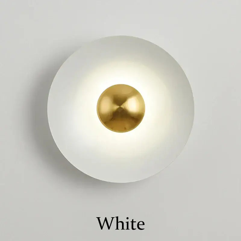 Golden Macaron Wall Lamp