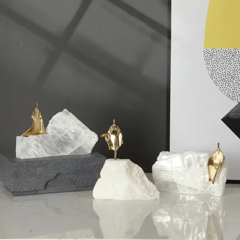 Golden Man Bookends Sculpture