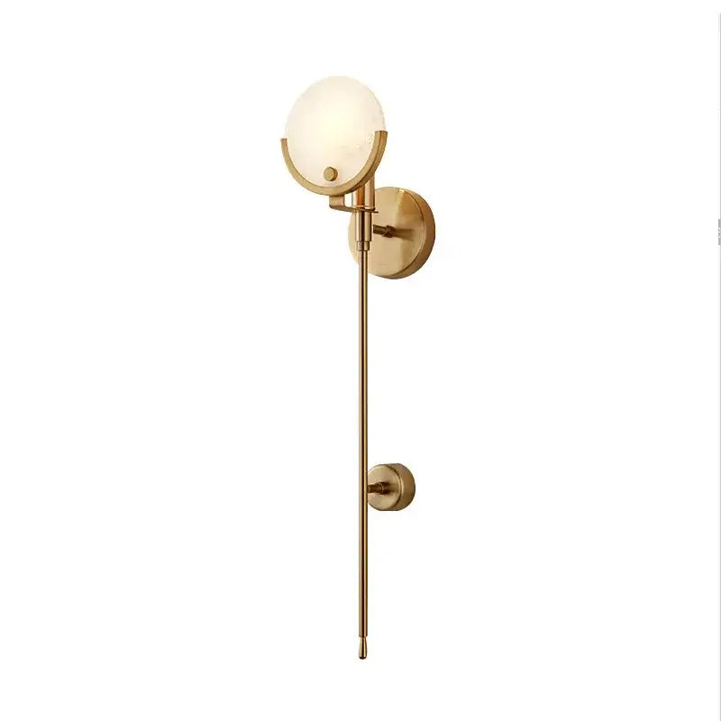 Golden Marble Wall Sconce