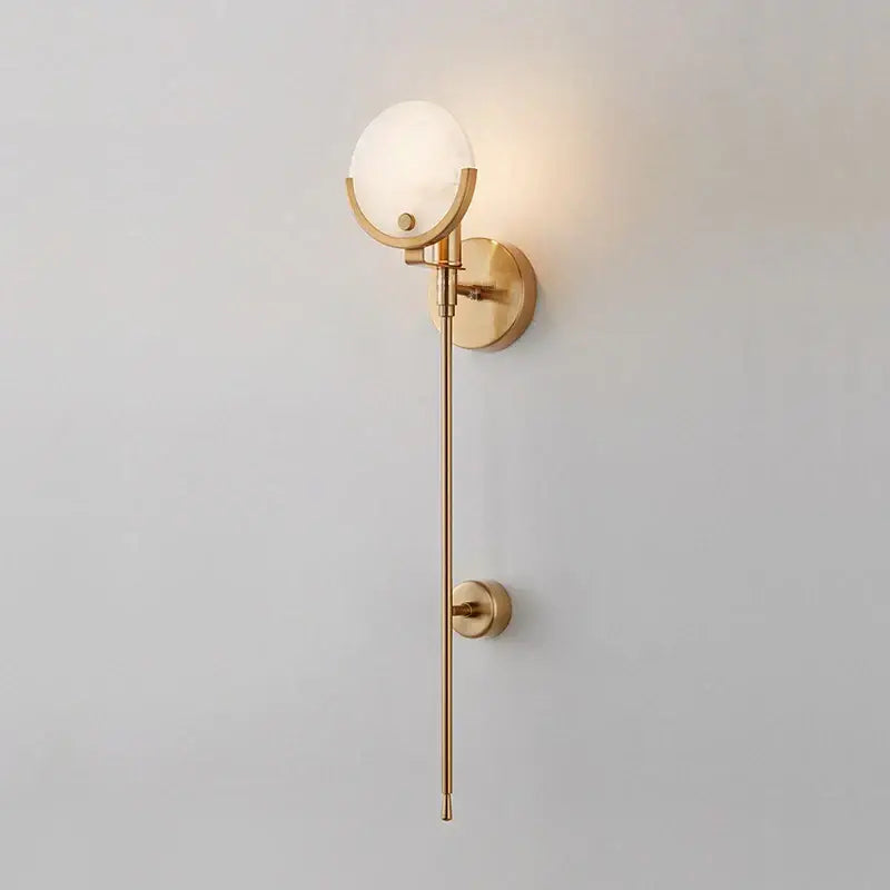 Golden Marble Wall Sconce