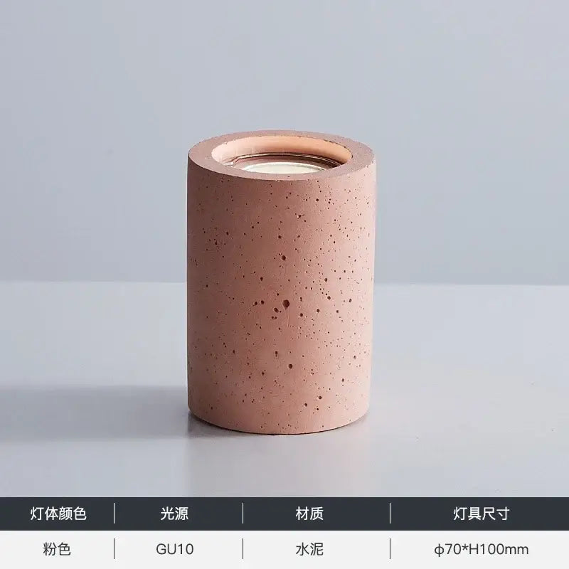 Gray Cement Round Downlight