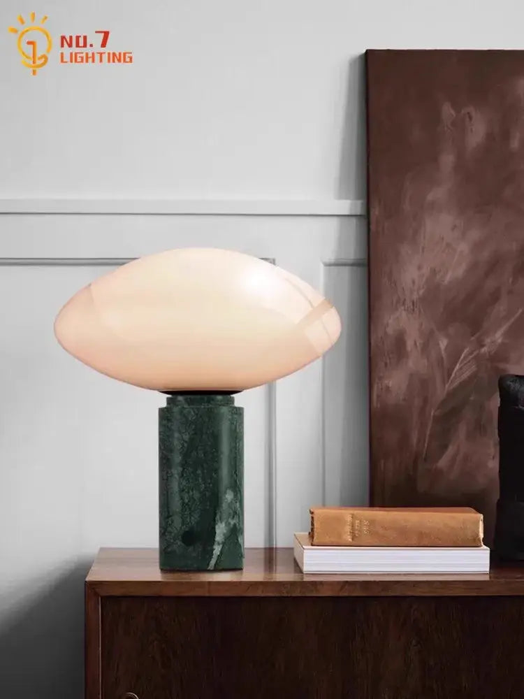 Green Marble Table Lamp