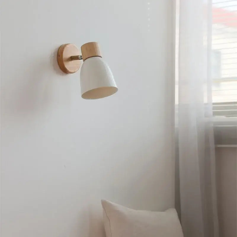 Iron Wood Wall Lamp