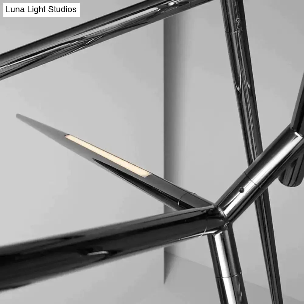 Black Gold Starburst Chandelier