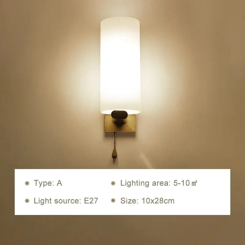 Wooden Wall Lamp