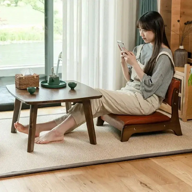 Gray Tatami Meditation Chair