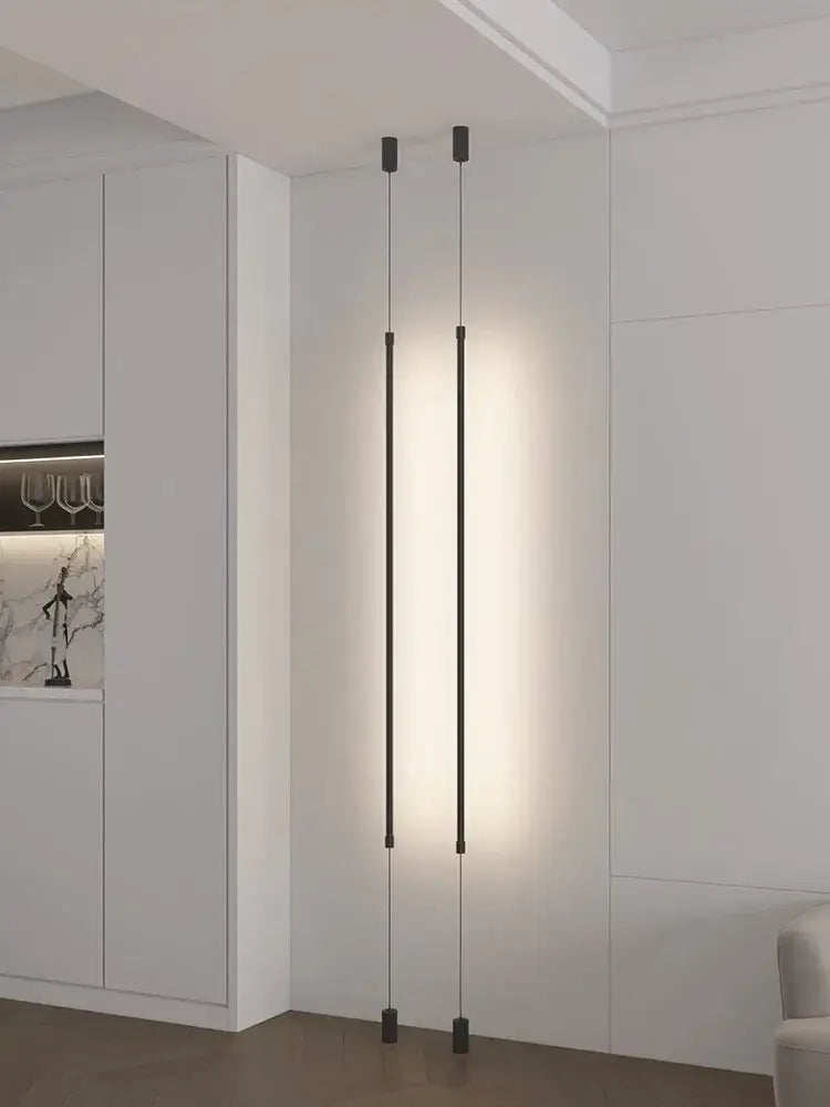 Black Strip Pendant Light