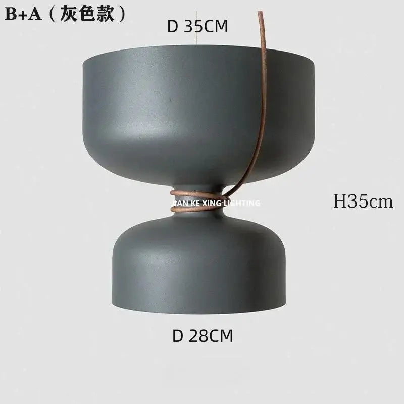Black Forged Iron Minimalist Pendant Light