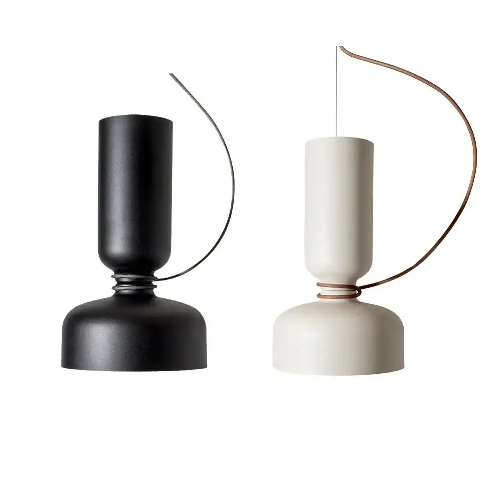 Black Forged Iron Minimalist Pendant Light