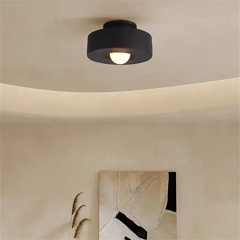 Black Round Ceiling Light