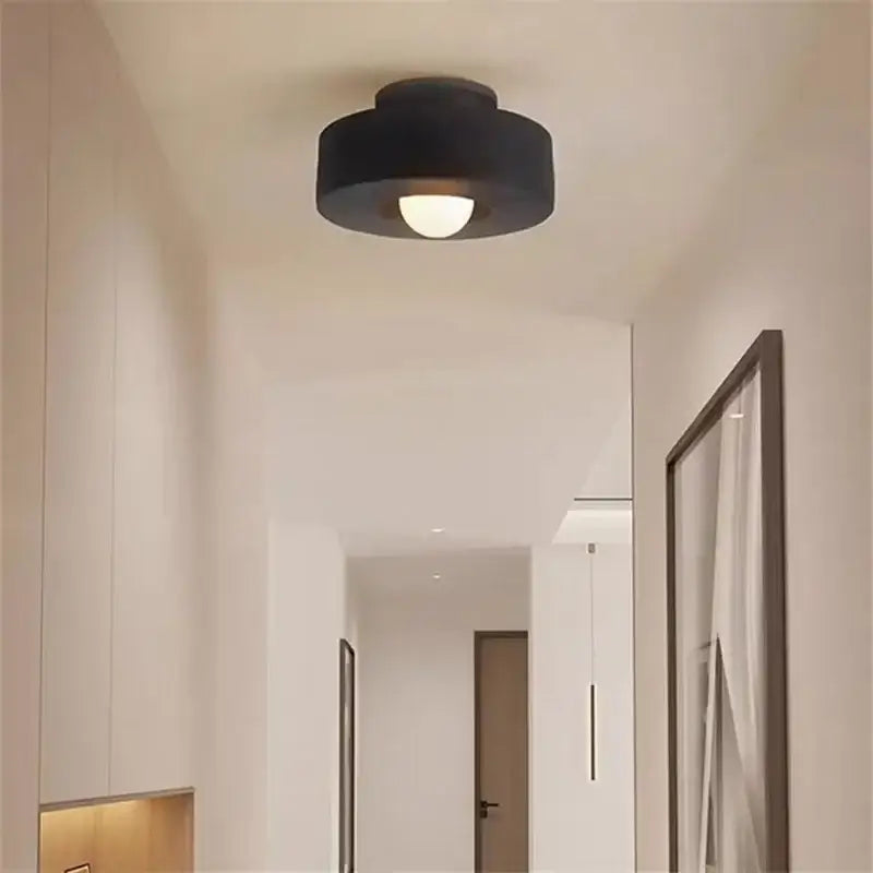 Black Round Ceiling Light