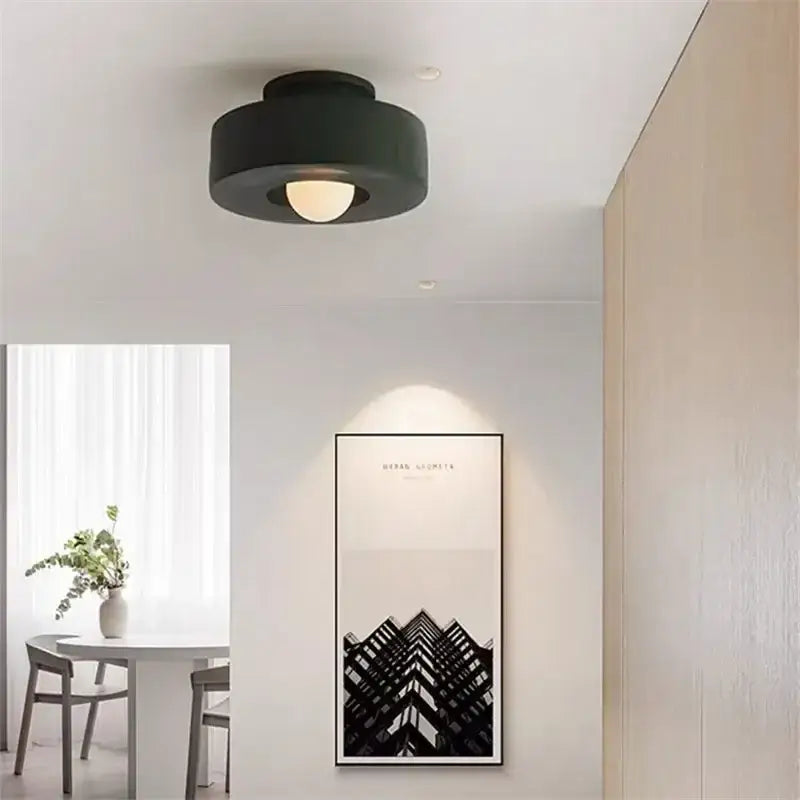 Black Round Ceiling Light