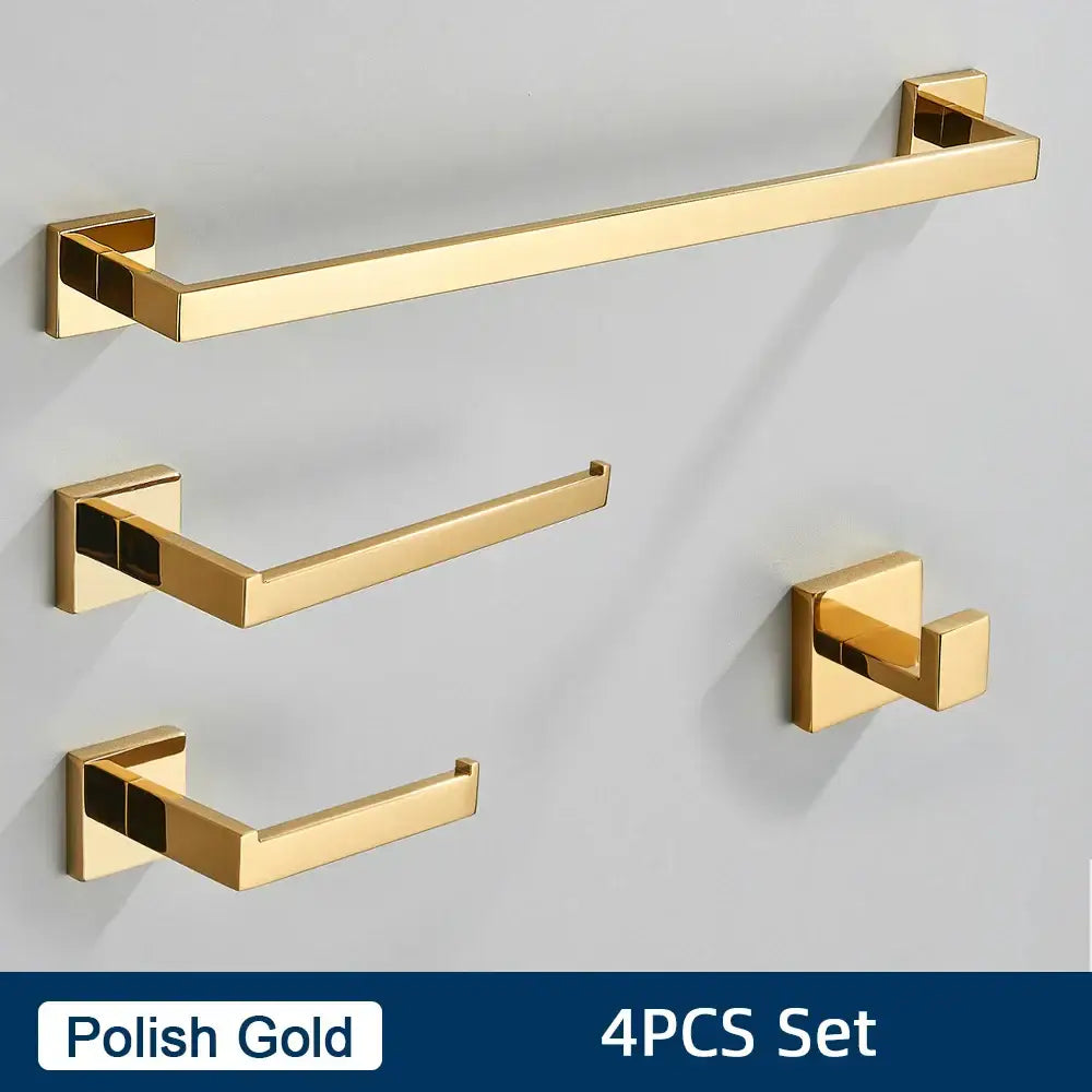 Black Steel Bathroom Set