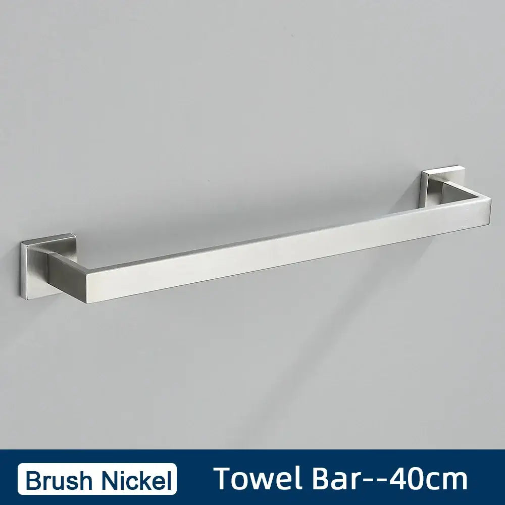 Black Steel Bathroom Set