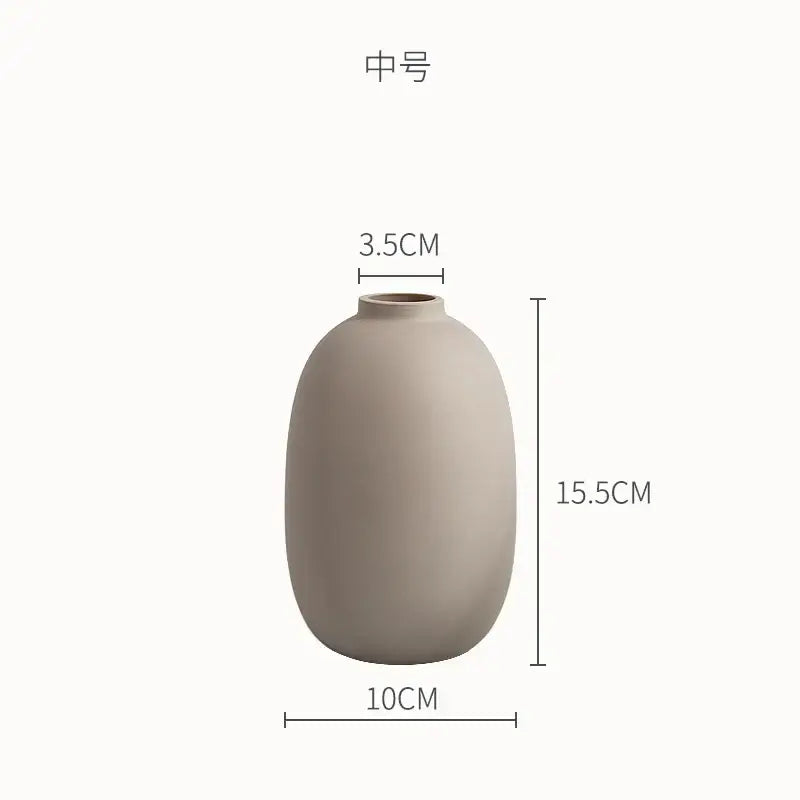 Pastel Geometric Ceramic Vase