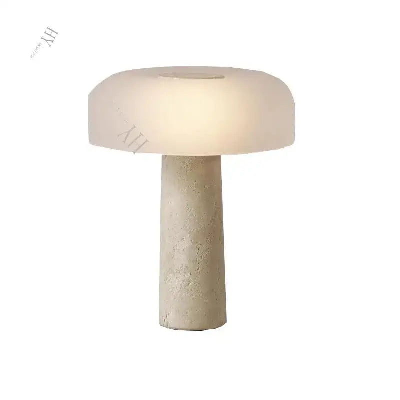 Stone Mushroom Table Lamp