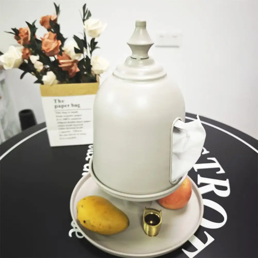 Off White Ceramic Storage Box