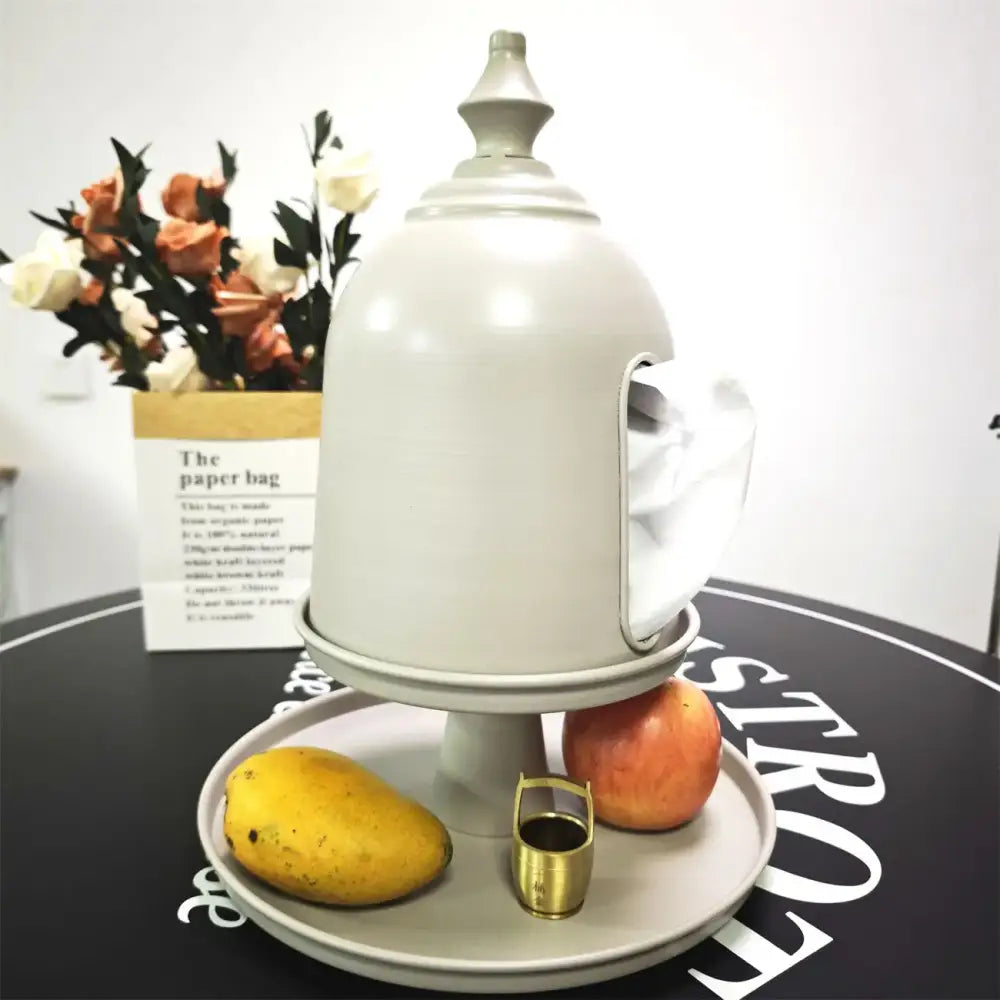 Off White Ceramic Storage Box