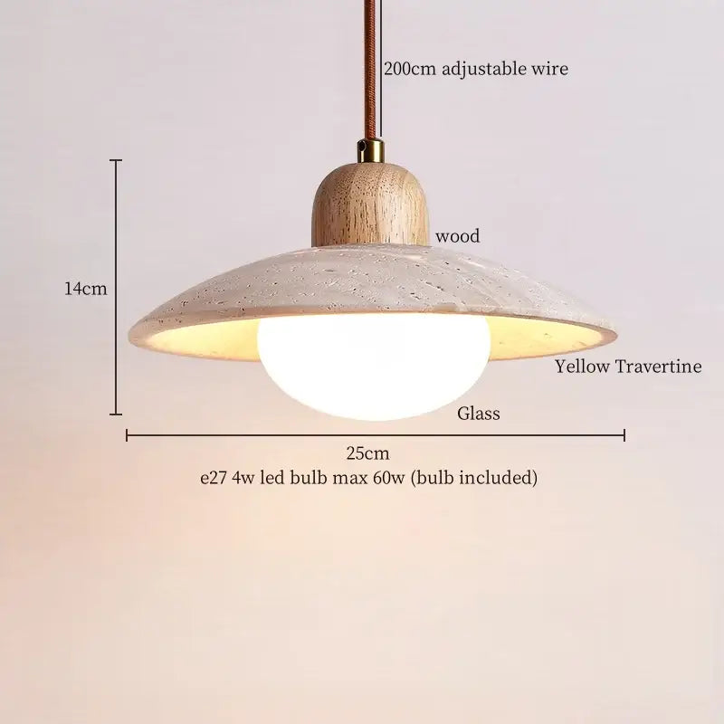 Stone LED Pendant Light