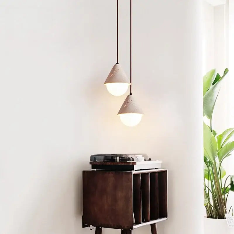 Stone LED Pendant Light