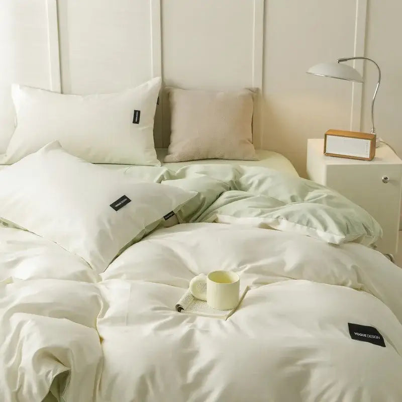 Mint Cotton Bedding Set