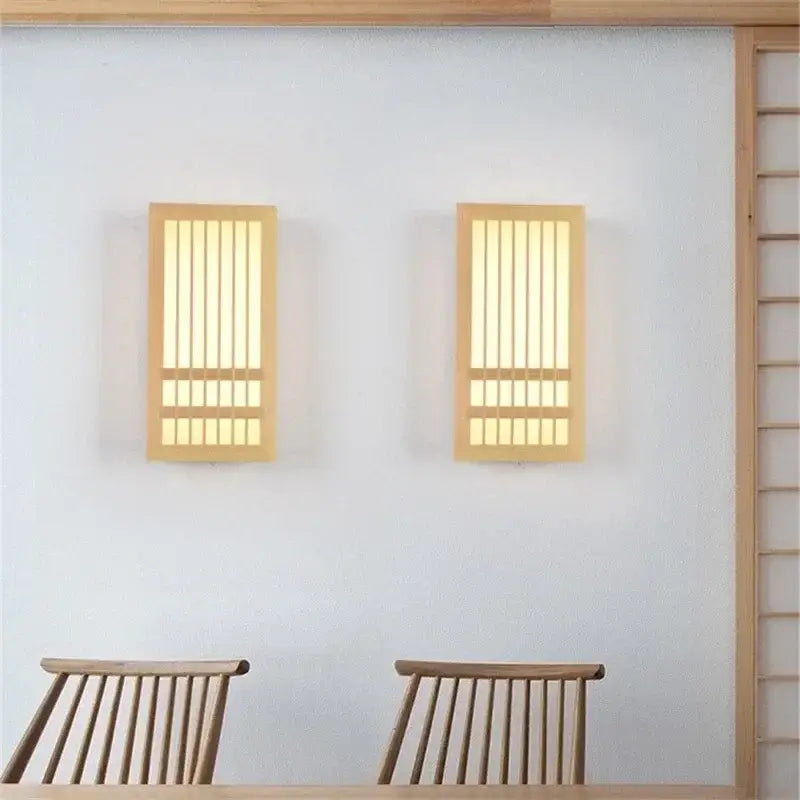 Wood LED Wall Lamp