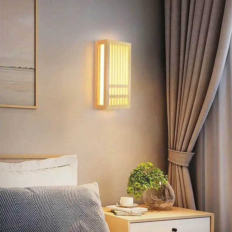 Wood LED Wall Lamp