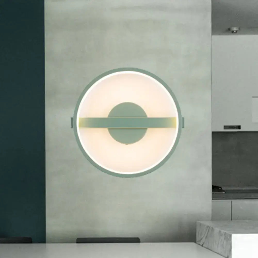 Sage Green LED Sconce