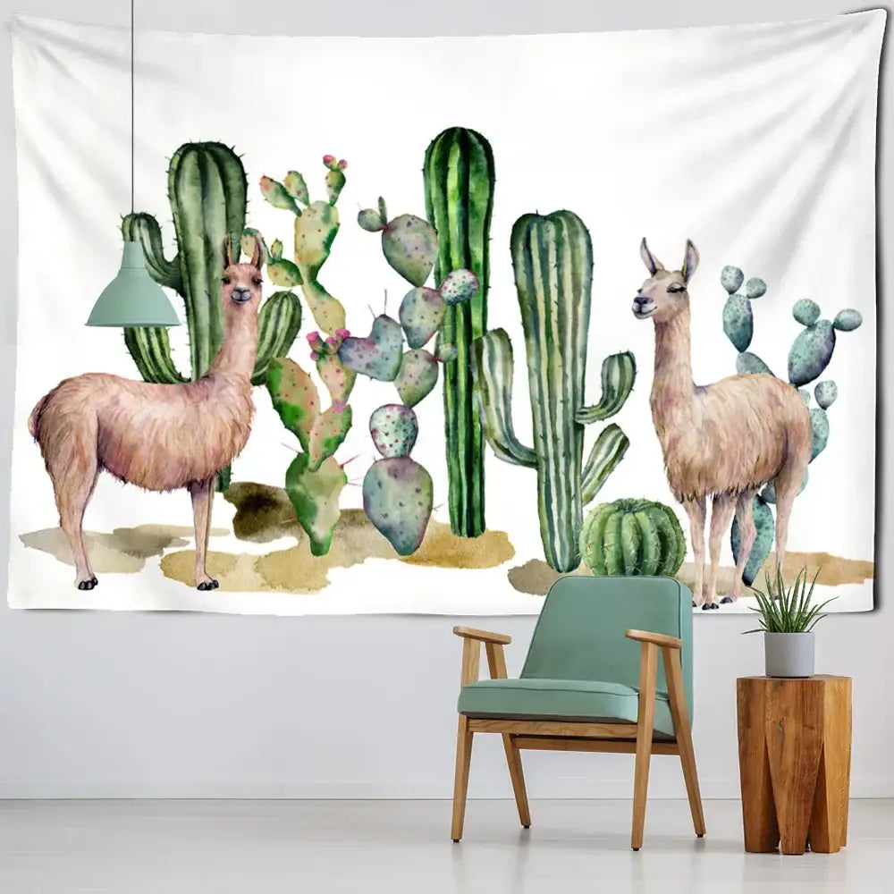 Cactus Plant Tapestry