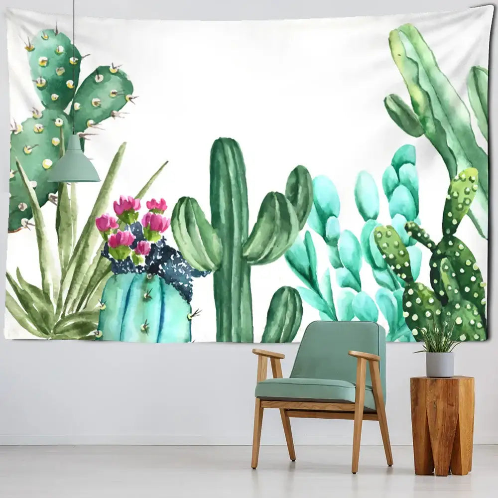 Cactus Plant Tapestry