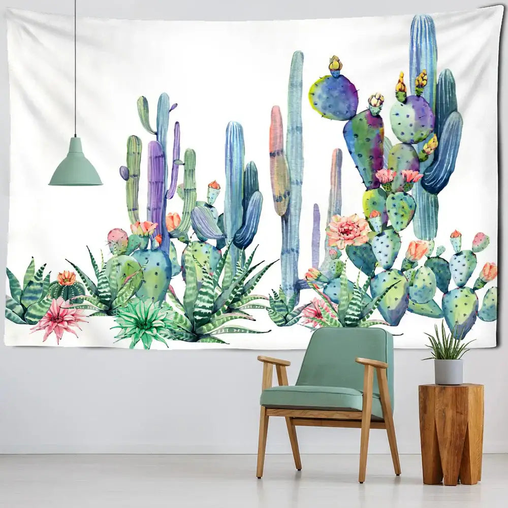 Cactus Plant Tapestry